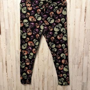Lularoe skull leggings
